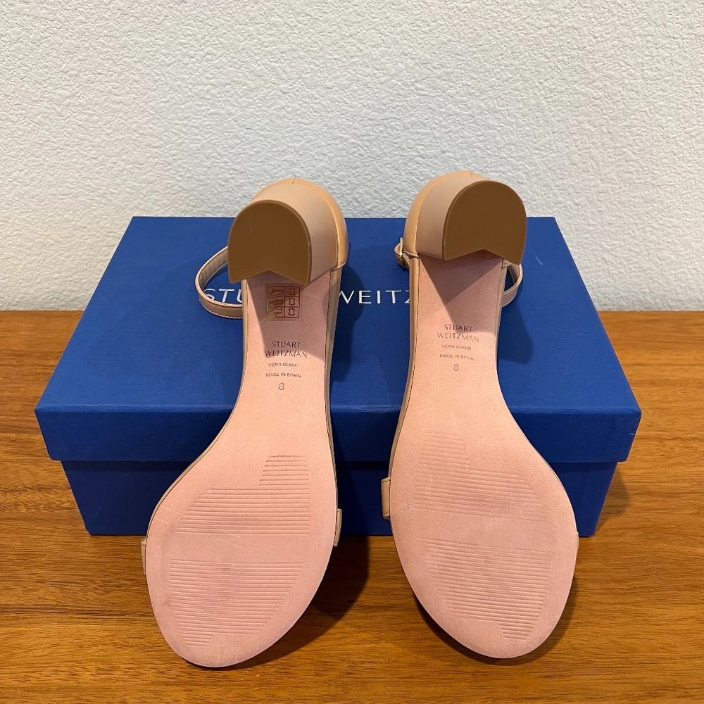 New With Box Stuart Weitzman Nearlynude Heels Sz … - image 5